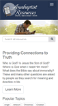 Mobile Screenshot of anabaptistresources.org