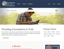Tablet Screenshot of anabaptistresources.org